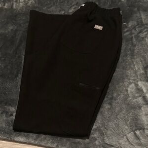 FIGS High Waisted Dowa Scrub pants Black